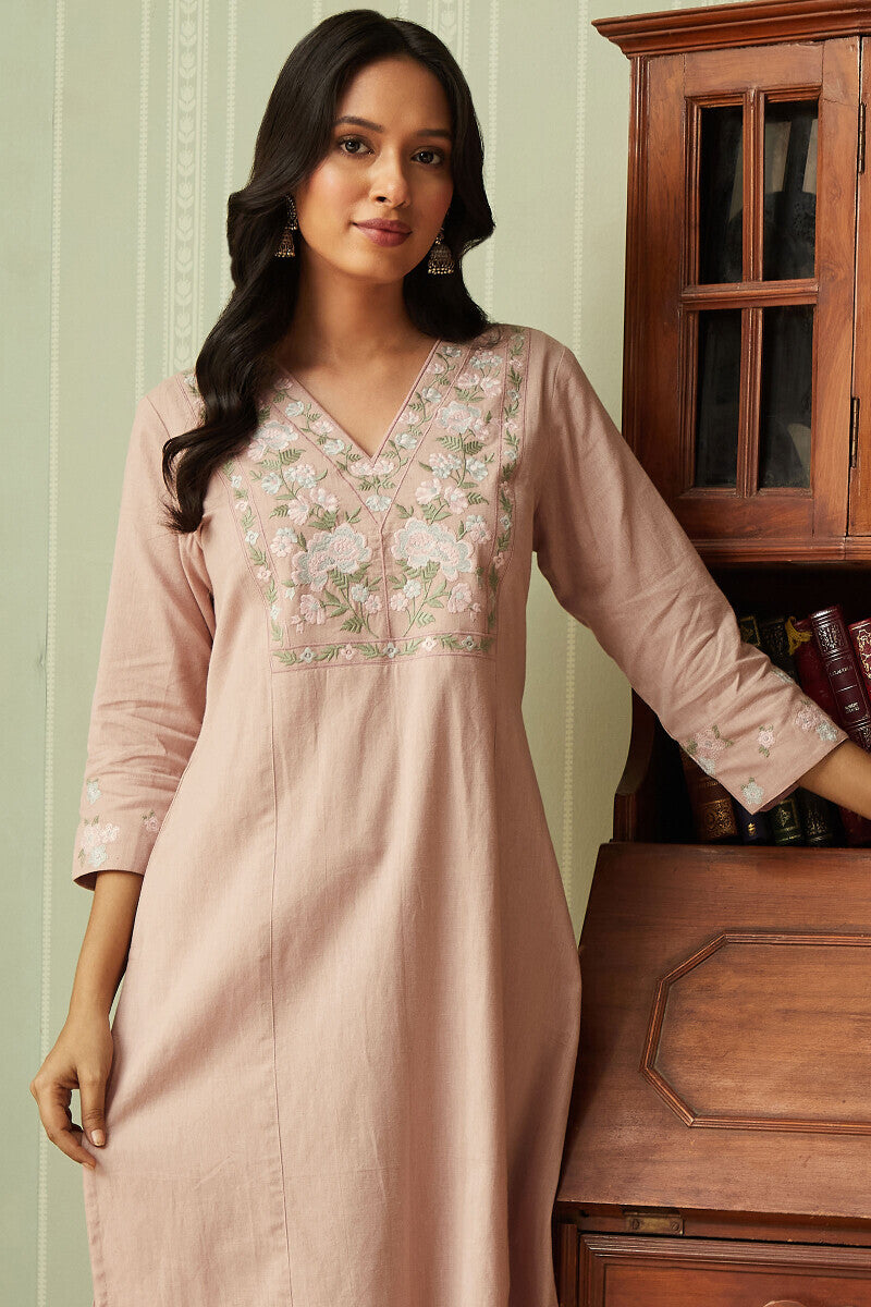 Gauhar Inaya Pink Kurta