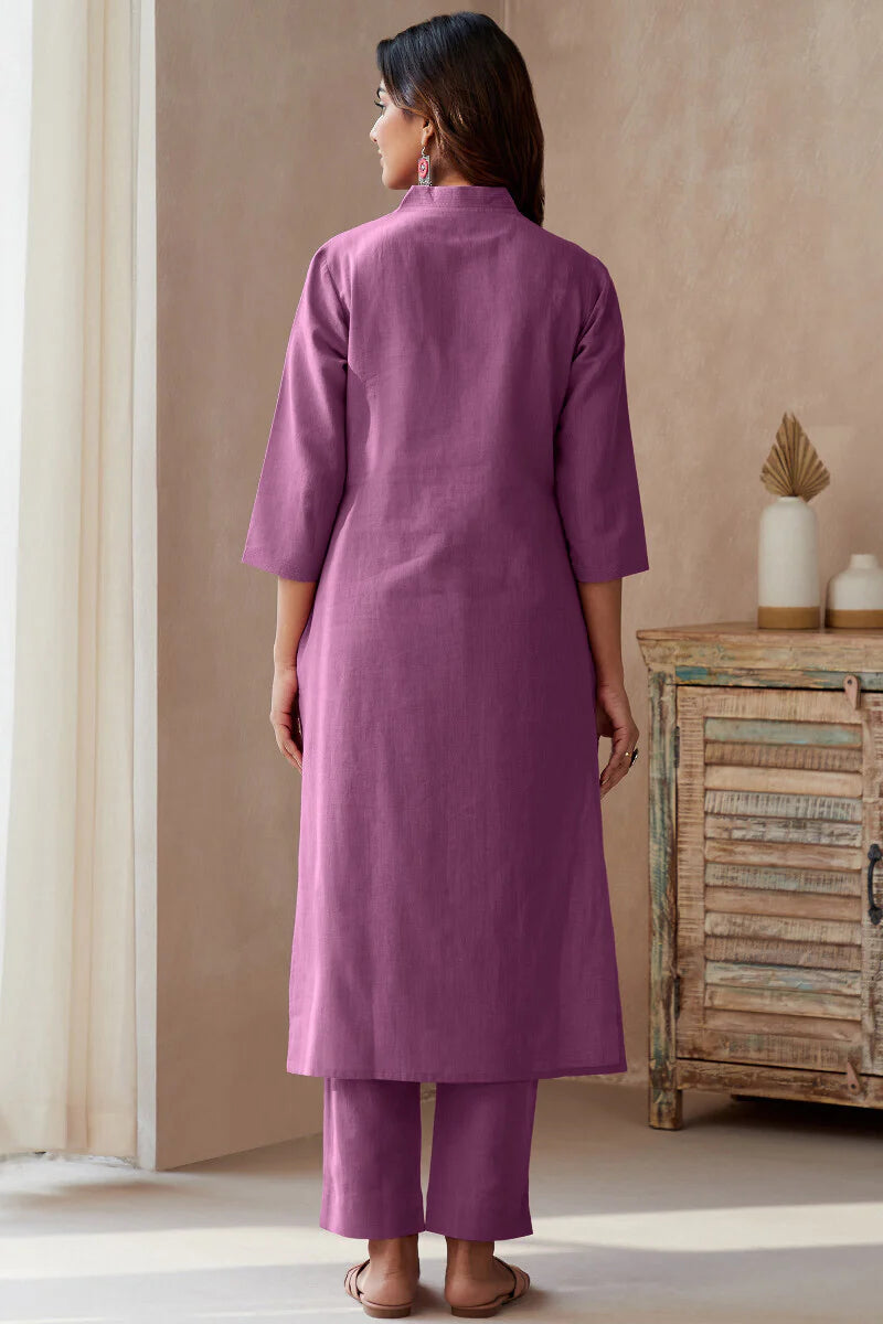 Roza Seher Orchid Purple Kurta