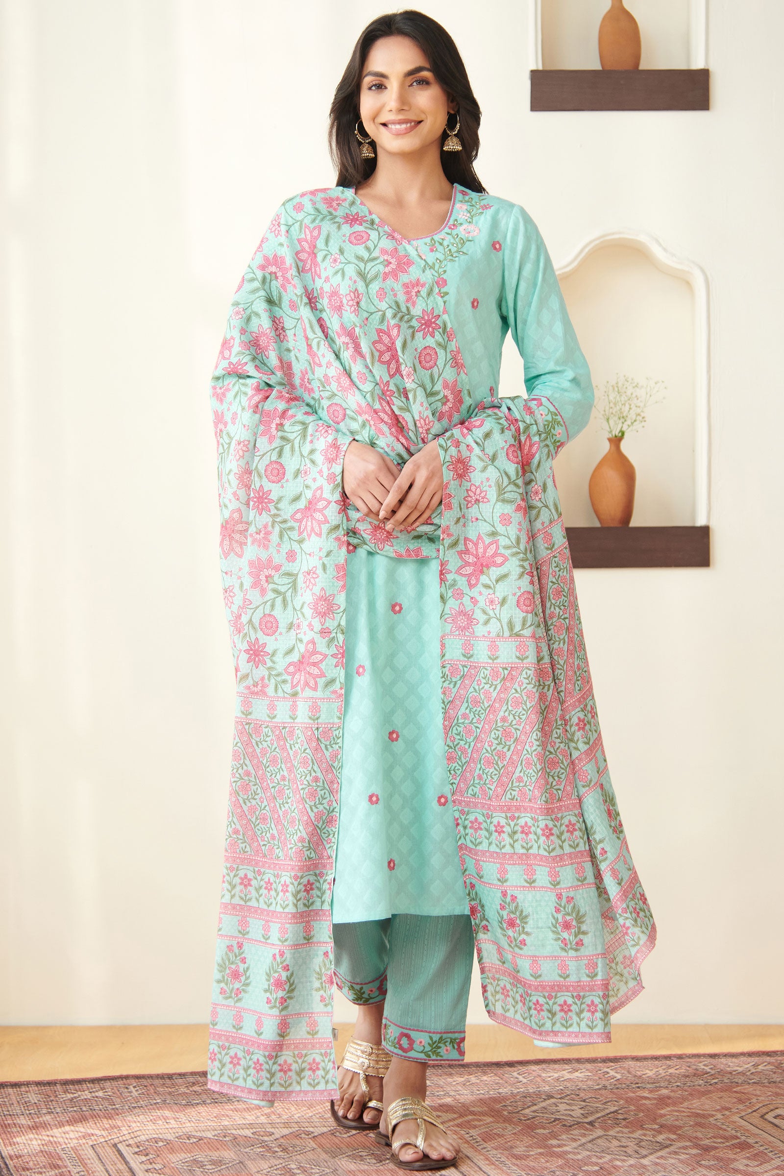 Mehraab Reema Blue Kurta