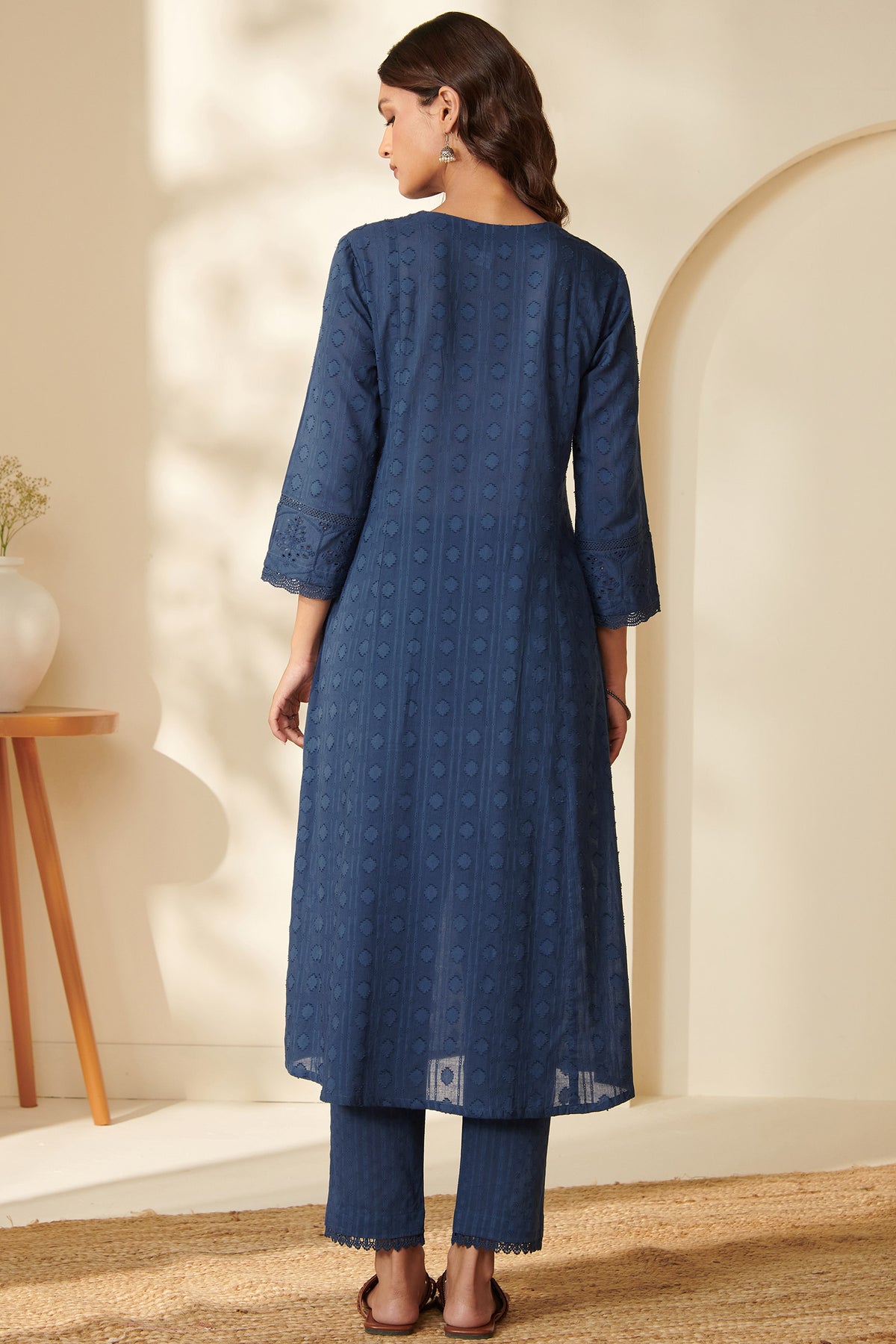 Roza Reema Royal Blue Kurta