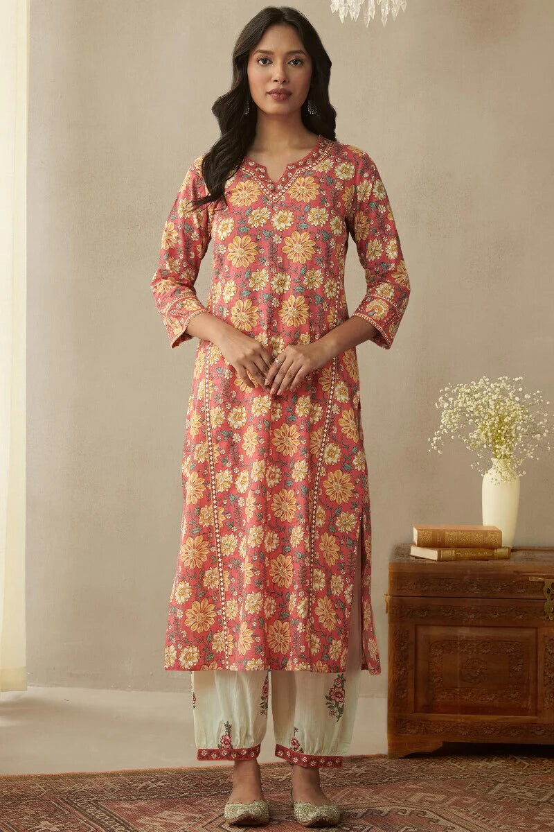Surplus: Gulshan Bagh Siya Sanganeri Kurta