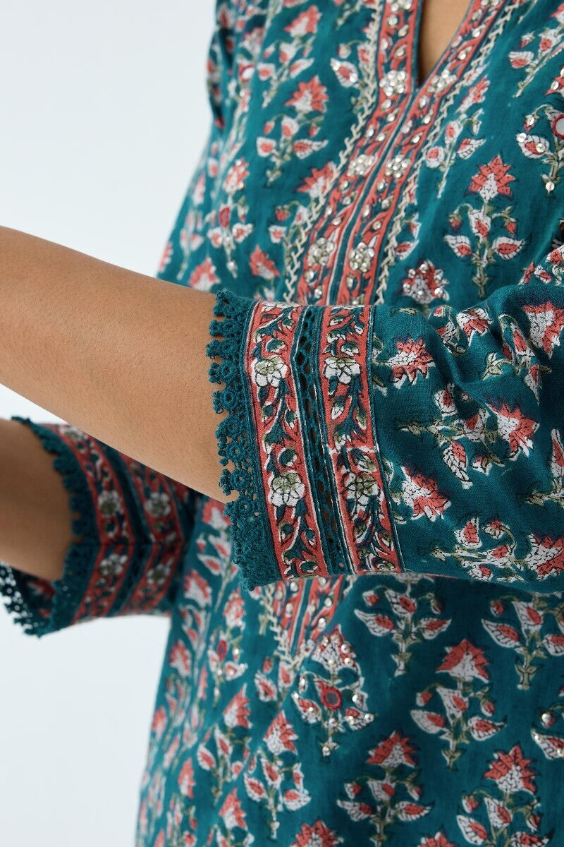 Gauhar Zeenat Sanganeri Kurta