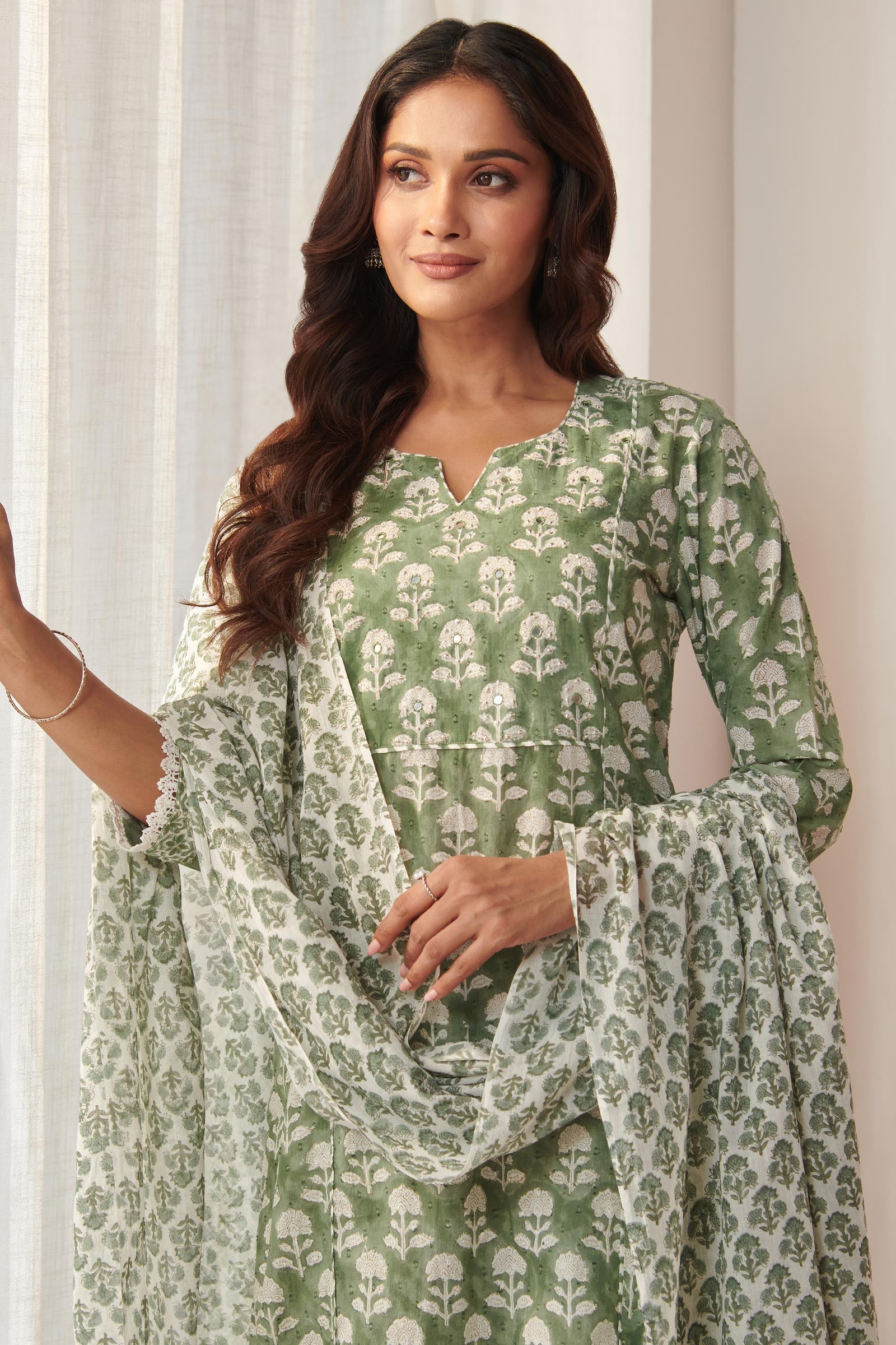 Rosheen Maiwa Sanganeri Kurta