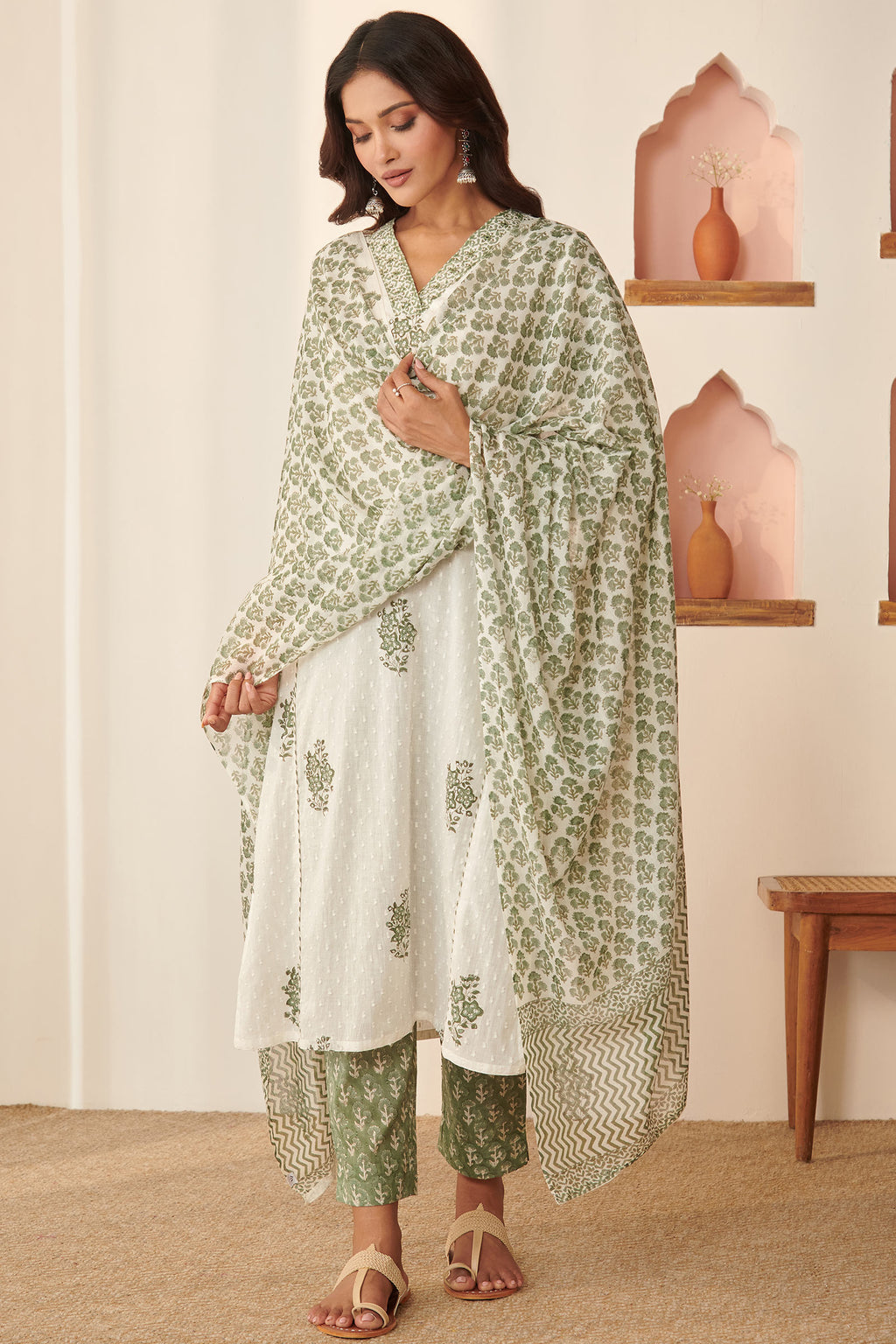 Rosheen Saher Sanganeri Kurta