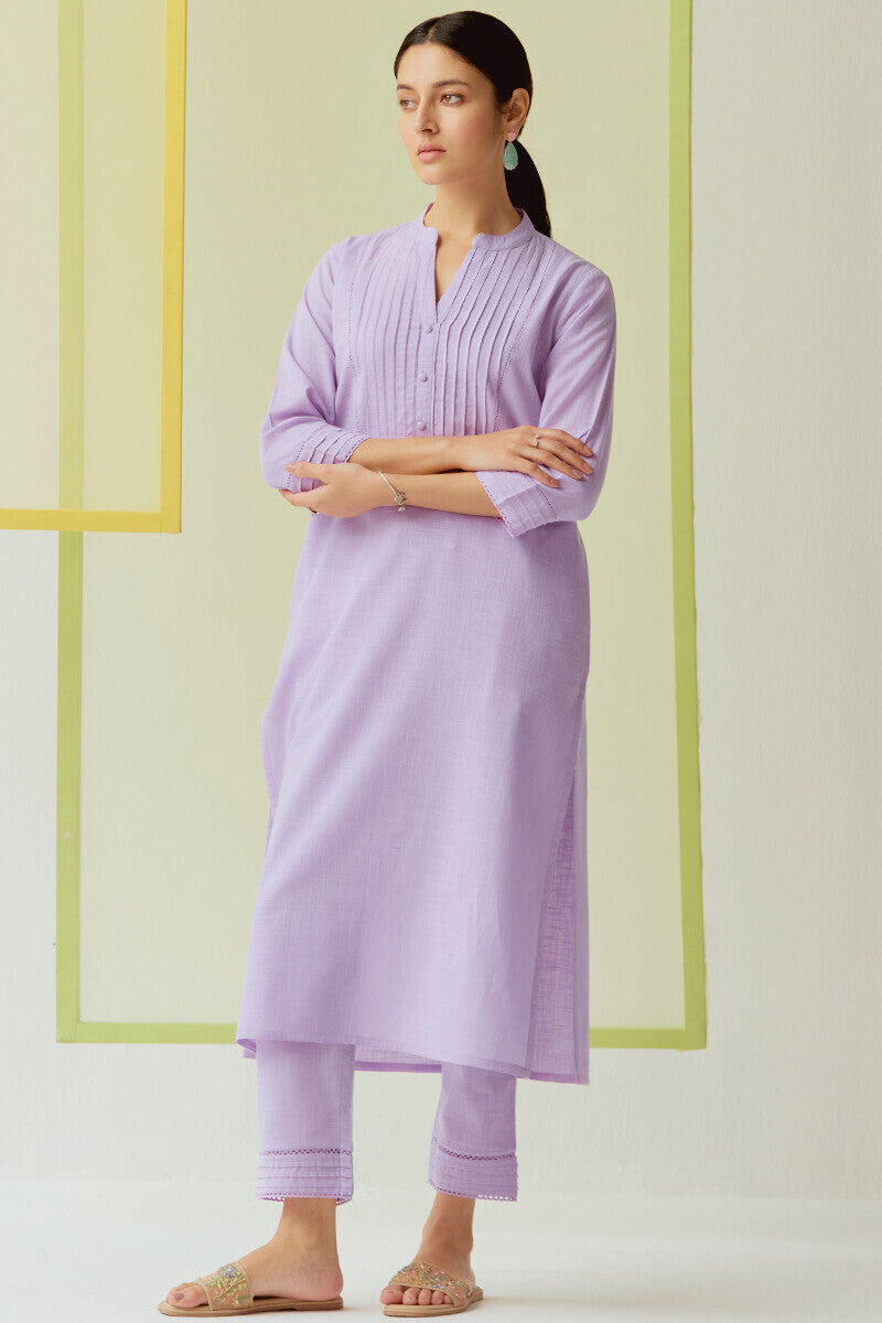 Roza Nida Lavender Narrow Pants