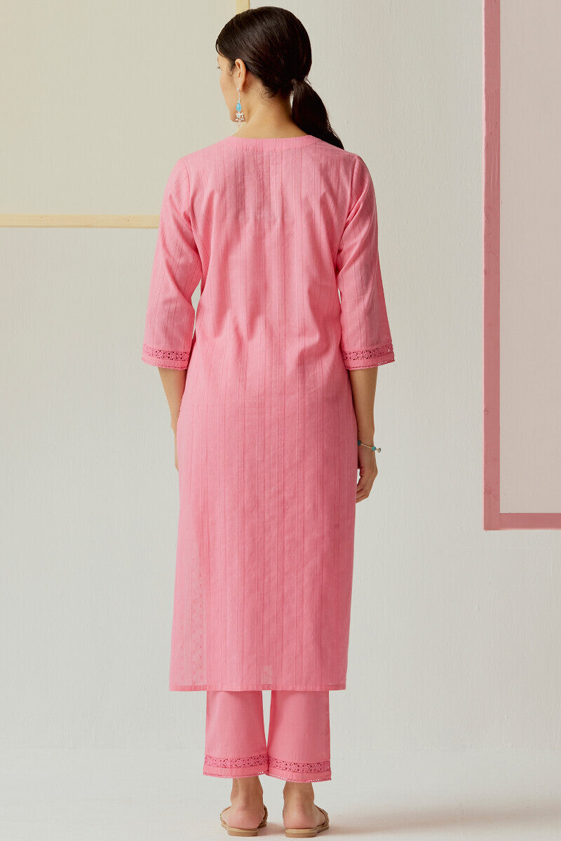 Roza Sehr Pink Kurta