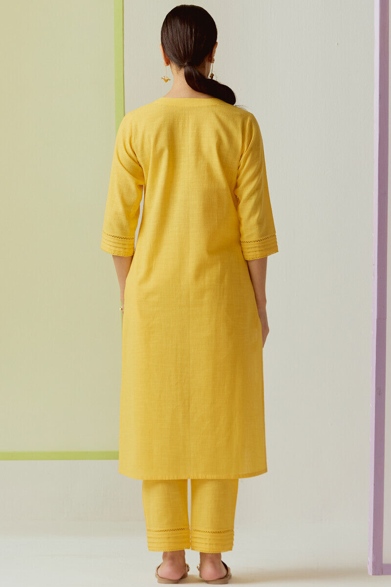 Roza Sahira Yellow Kurta