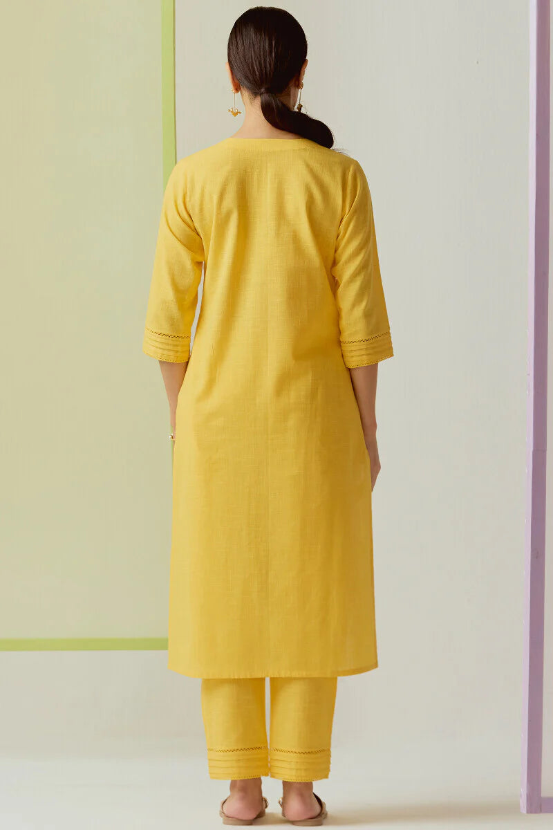 Surplus: Roza Sahira Yellow Kurta