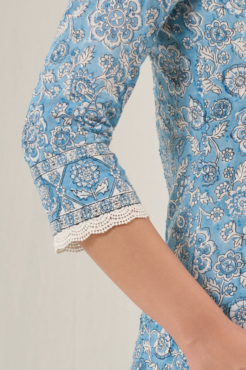 Neelofar Gulbano Sanganeri Kurta