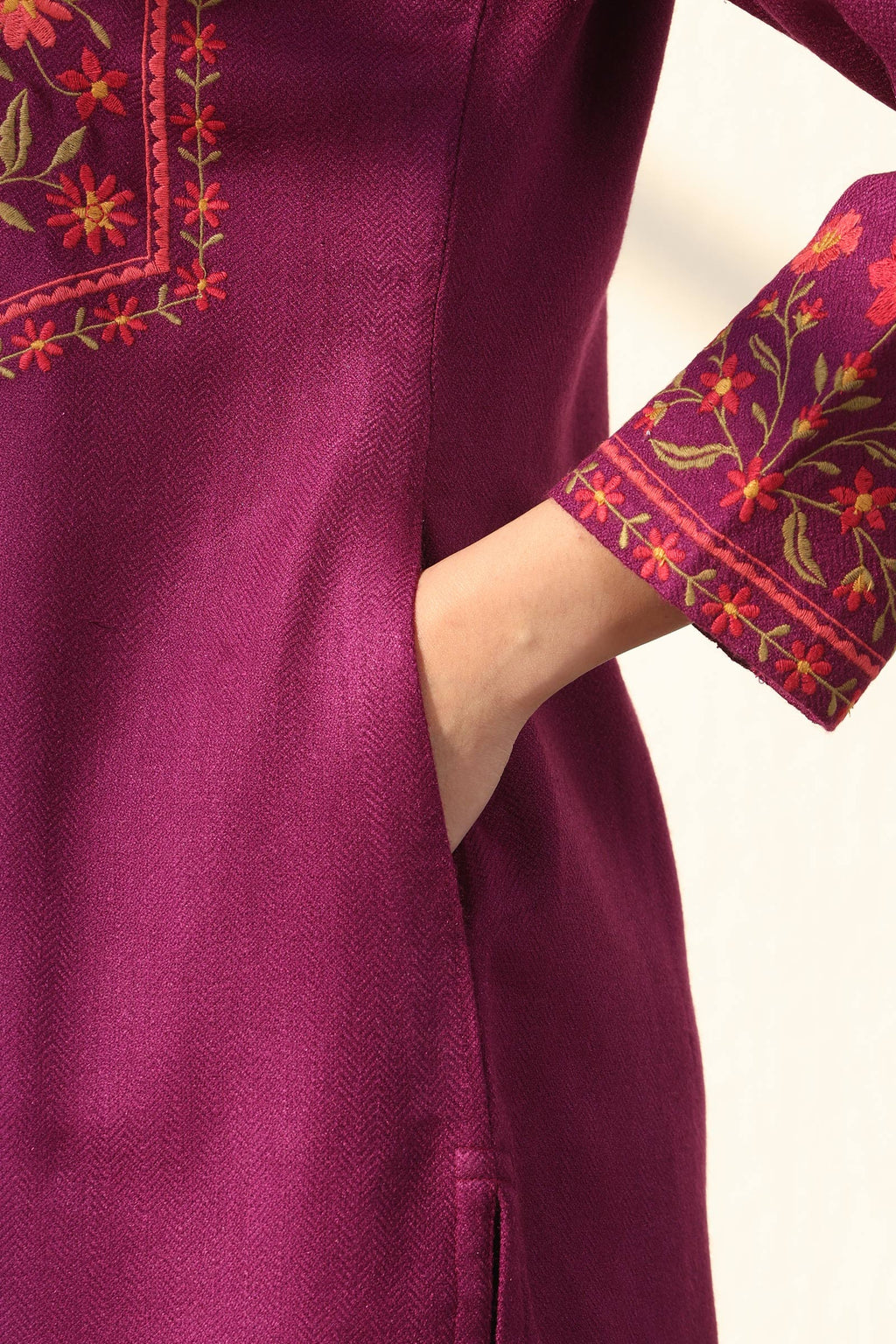 Naadirah Faiza Faux Wool Kurta