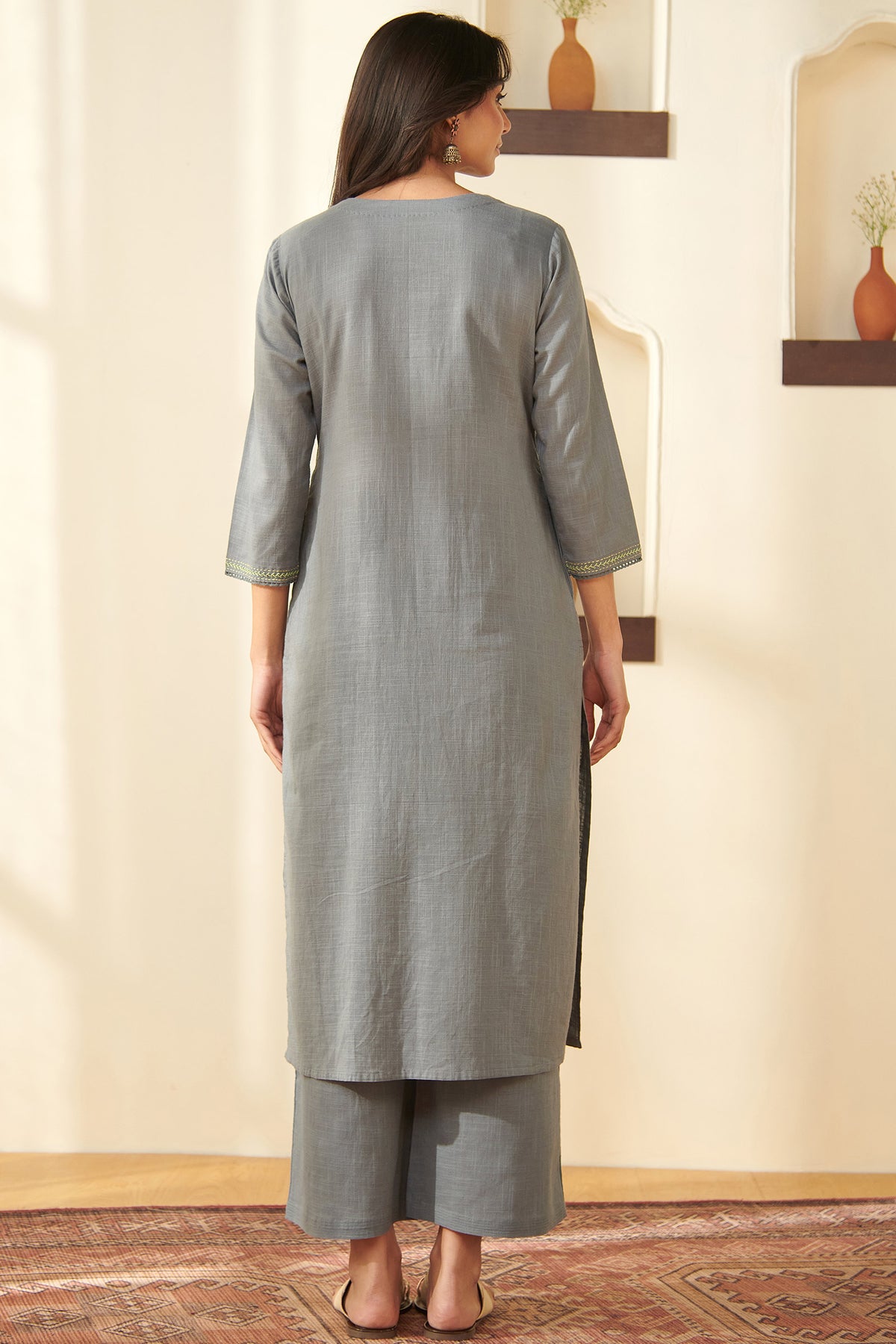 Roza Ria Grey Kurta