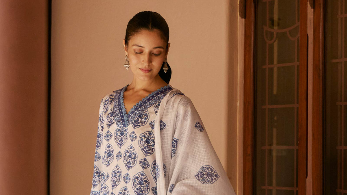 Surplus: Neelofar Farah Sanganeri Kurta