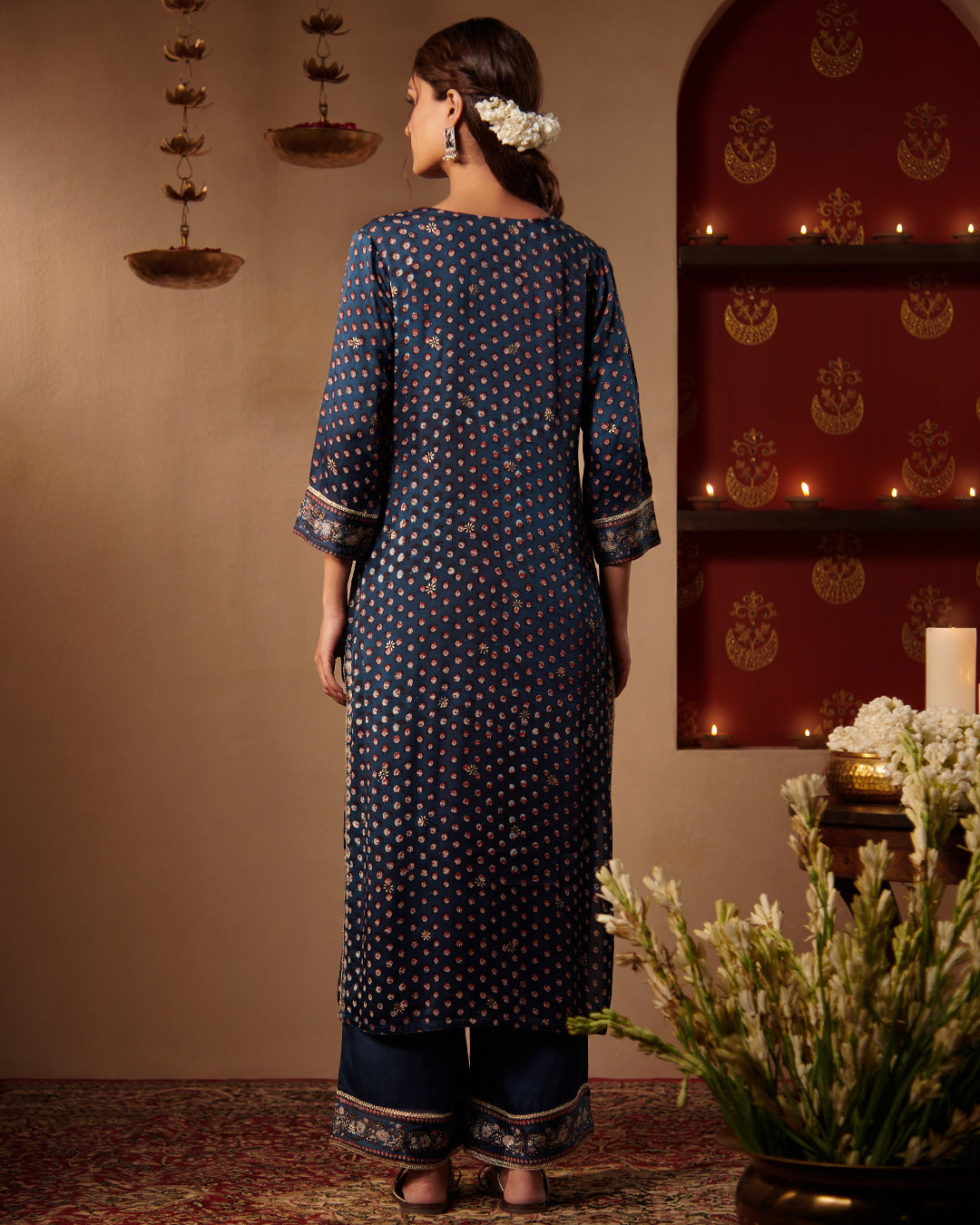 Roshanara Fareena Bagru Dabu Kurta