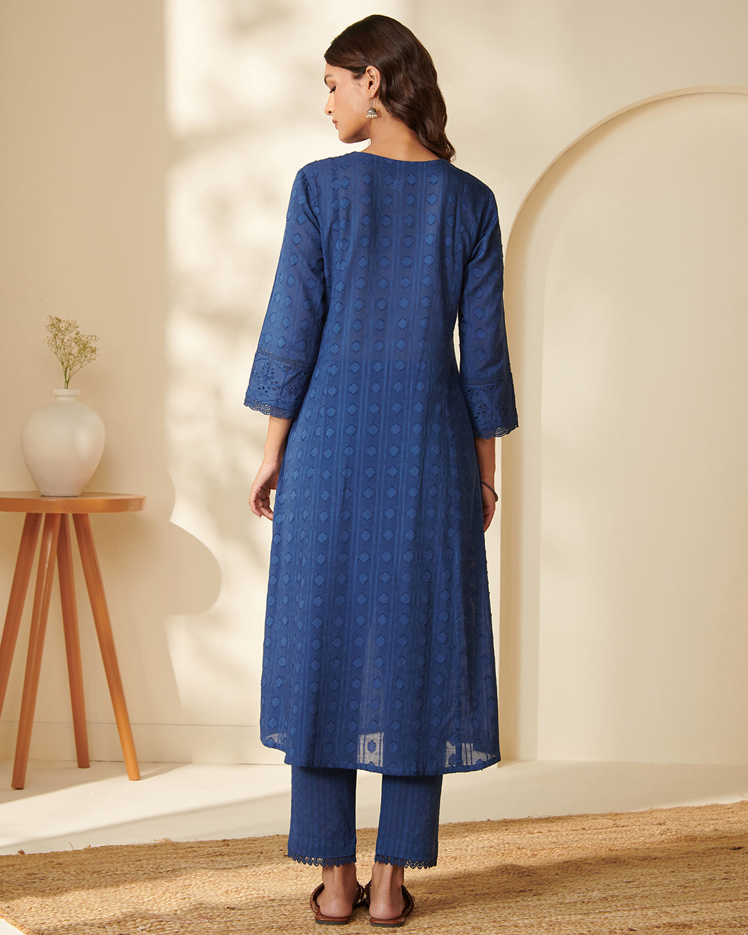 Roza Reema Royal Blue Kurta