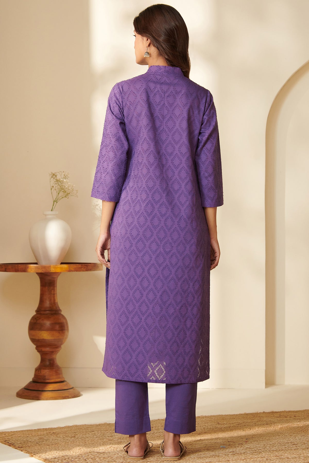 Roza Mahi Purple Kurta