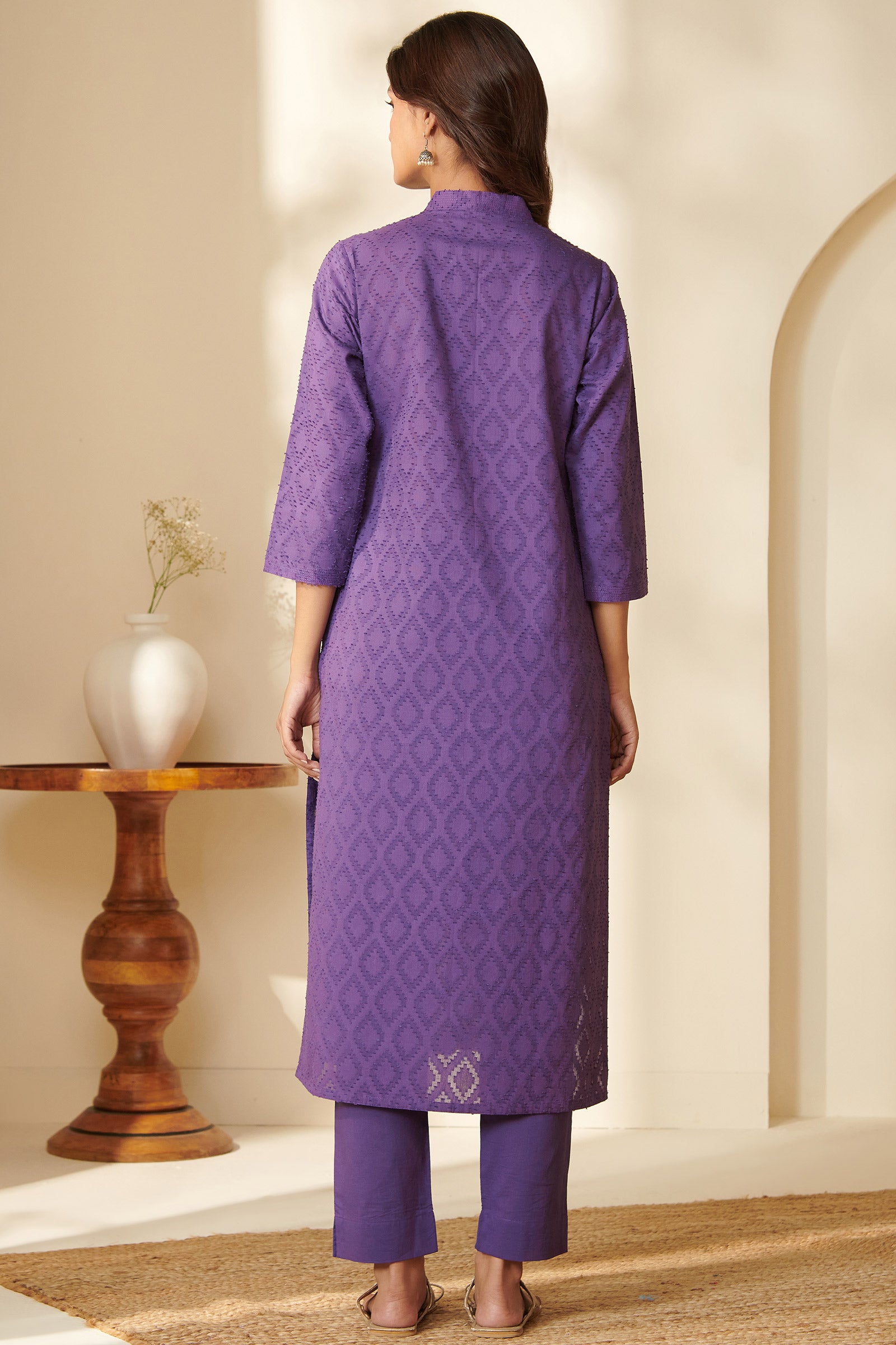 Roza Mahi Purple Kurta