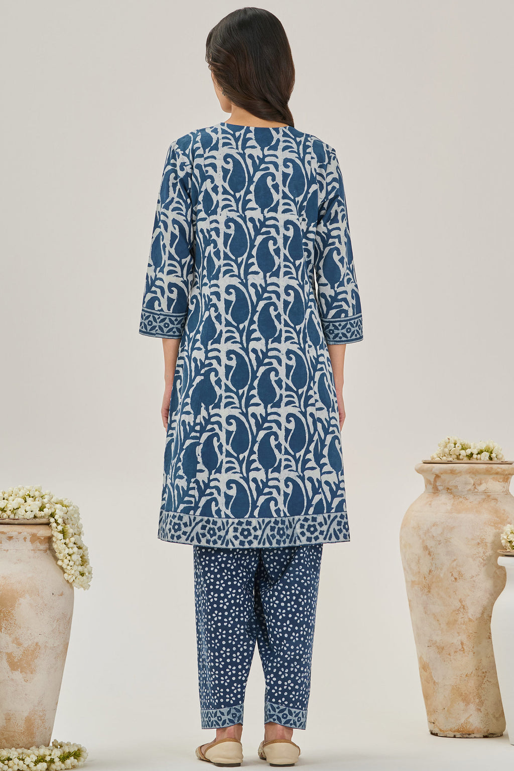 Nurtaj Rumaisa Bagru Short Kurta