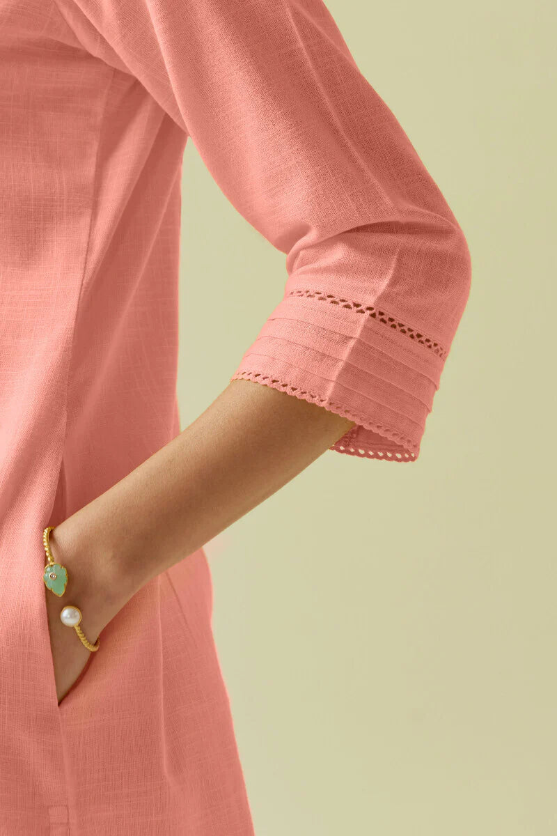 Surplus: Roza Zara Light Pink Kurta