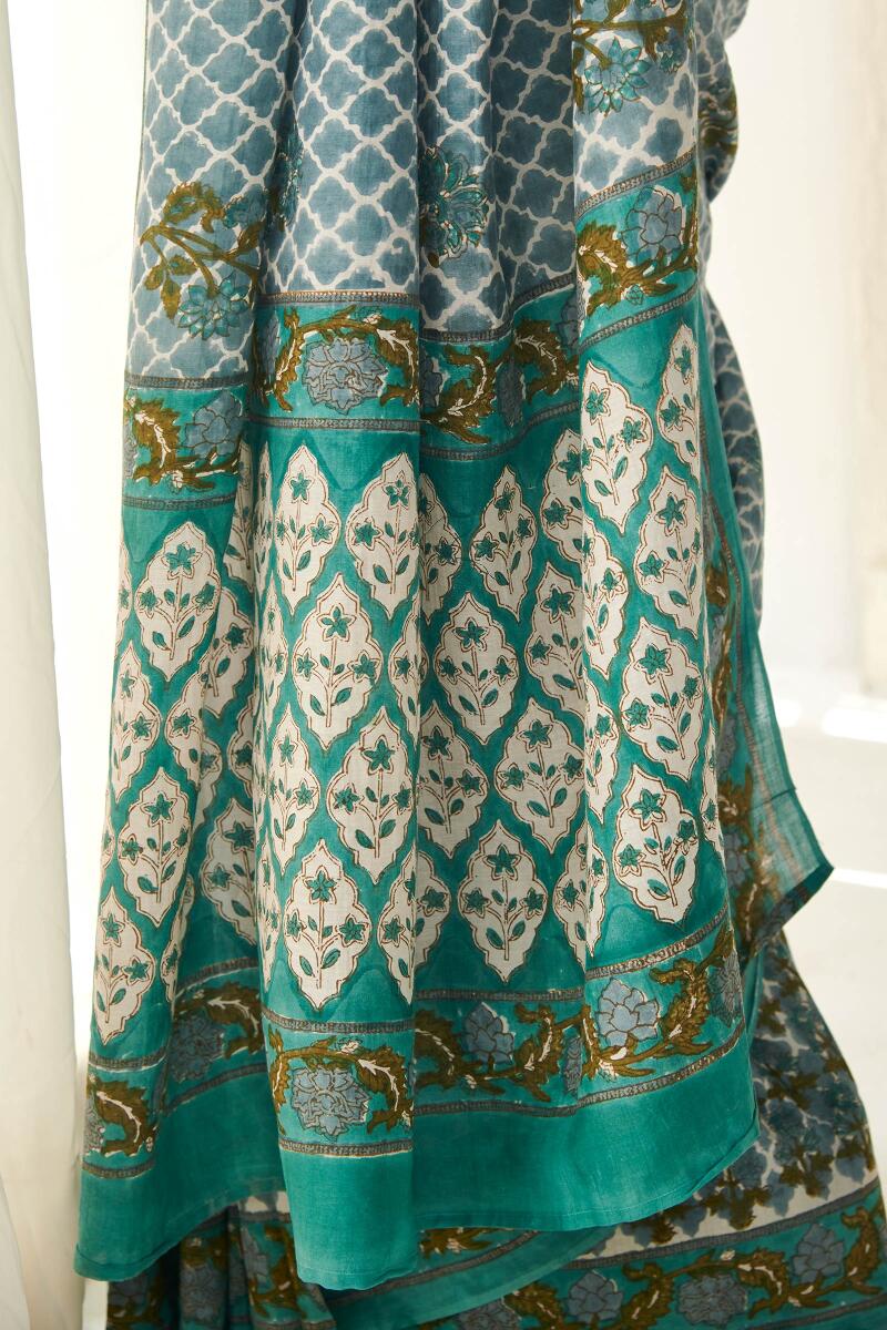 Nasrine Mehnaz Sanganeri Saree