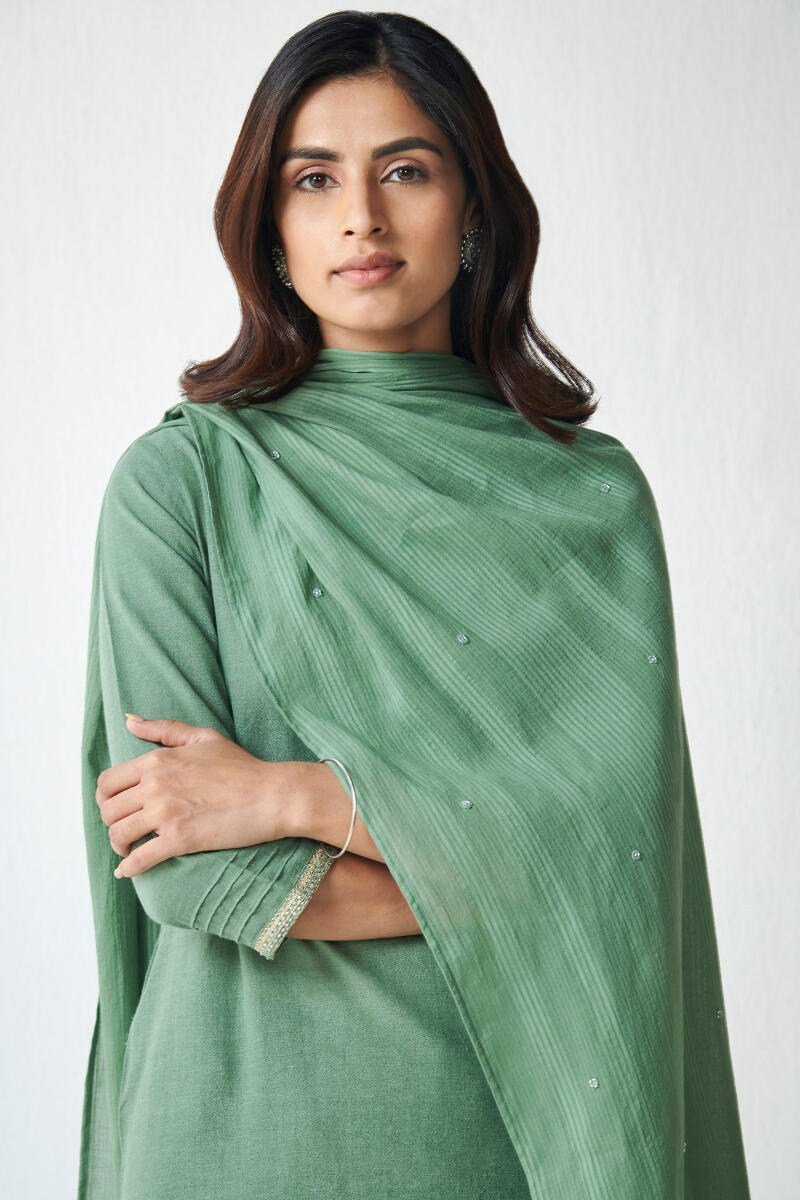 Mirza Jia Cotton Dobby Dupatta