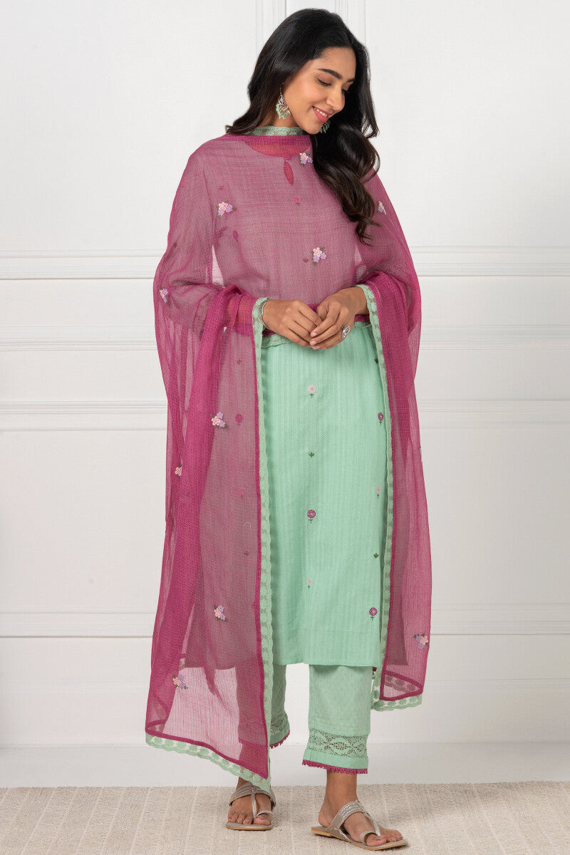 Gulnaz Siya Dobby Kurta