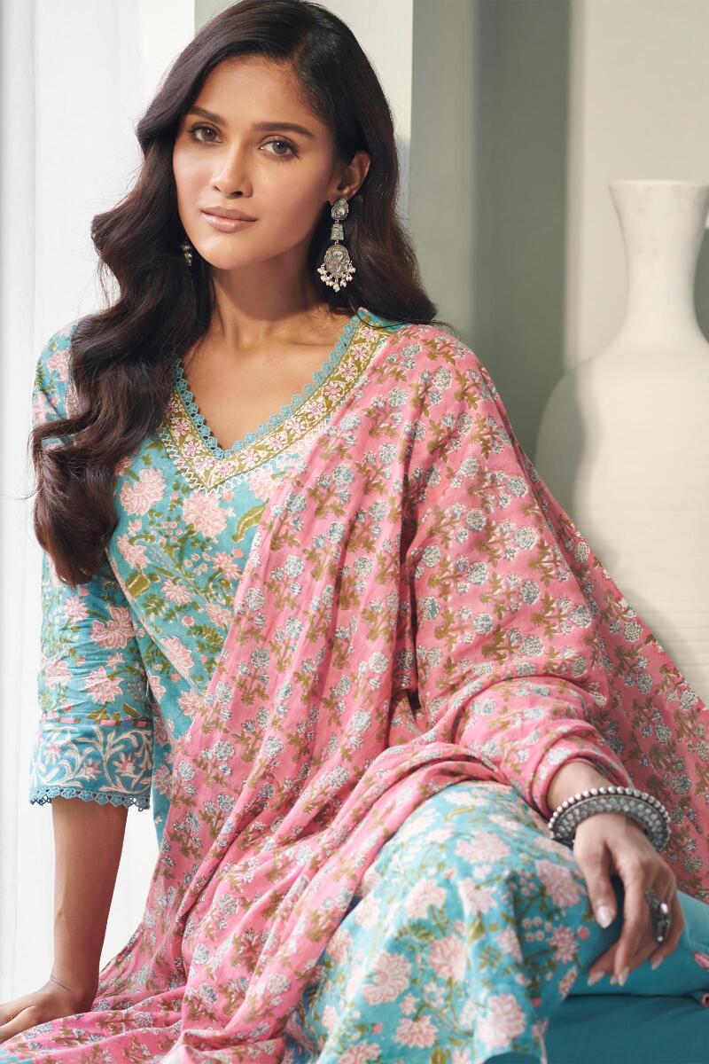 Nasrine Rabiya Sanganeri Dupatta