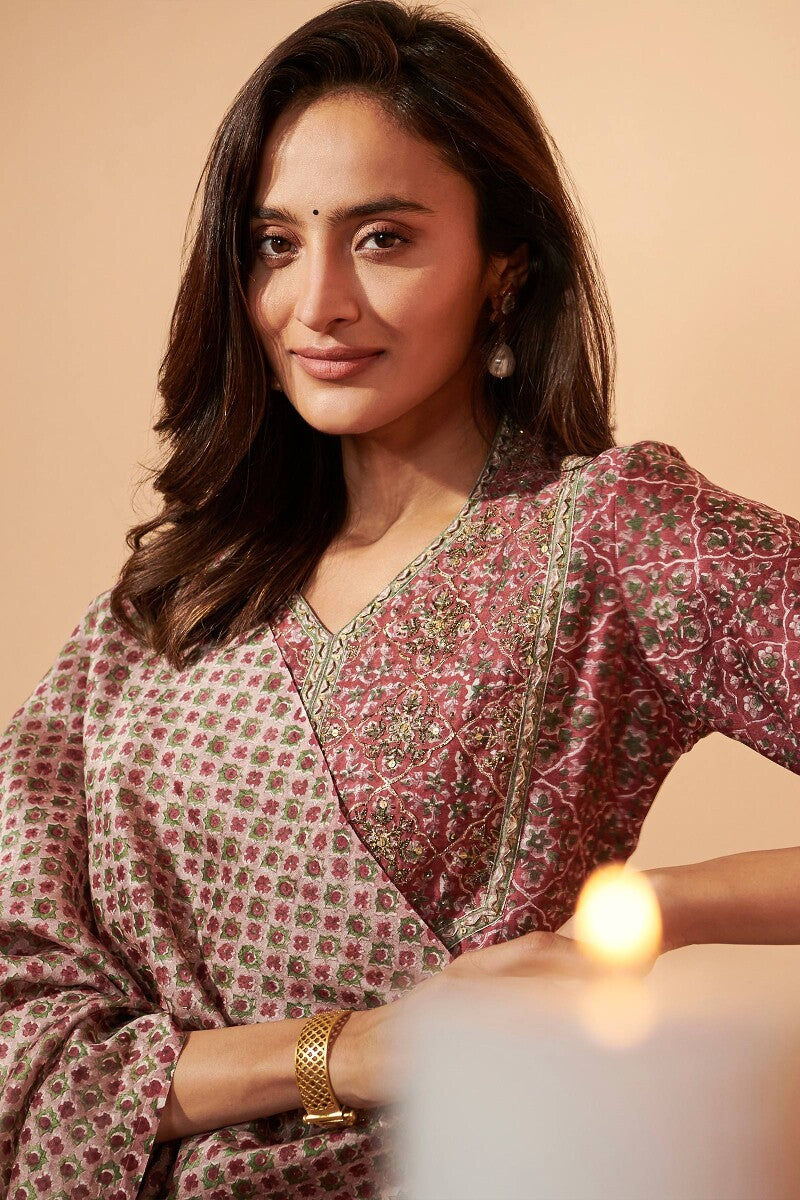 Shirin Shaima Sanganeri Chanderi Kurta