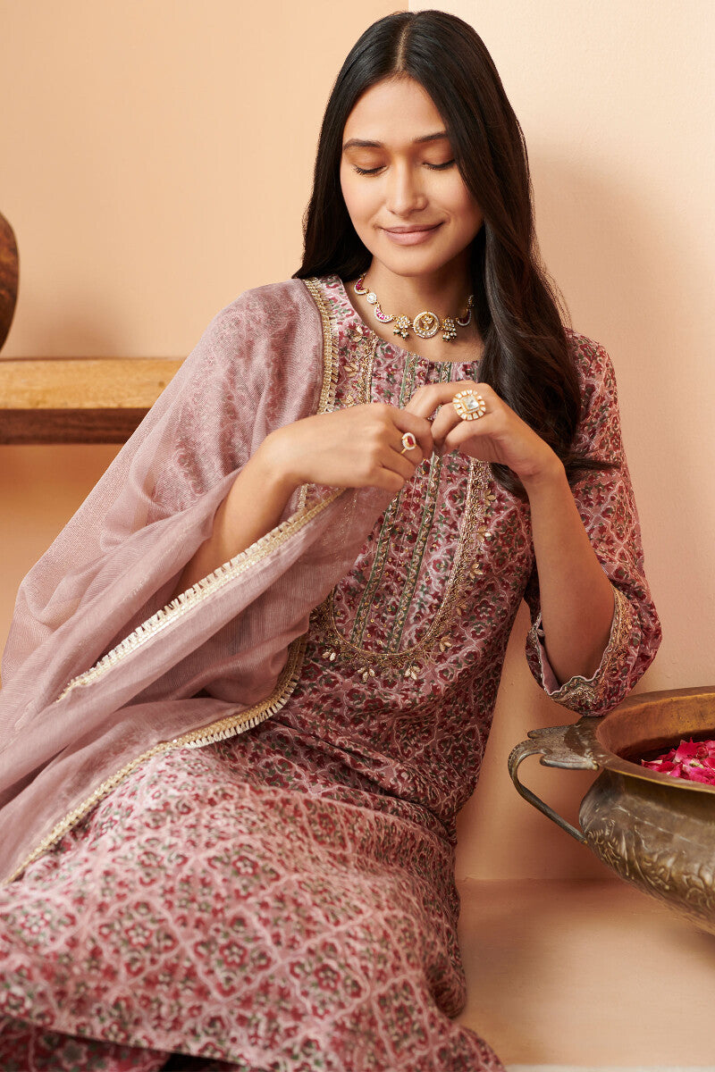 Shirin Zarina Sanganeri Chanderi Kurta