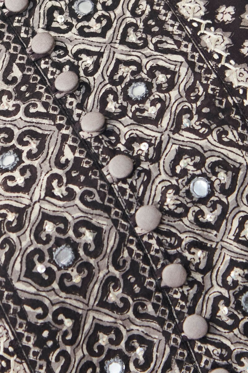 Sehra Meera Bagru Kurta