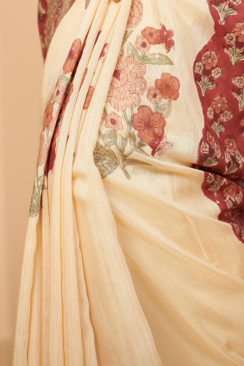 Nasrine Faizah Sanganeri Saree