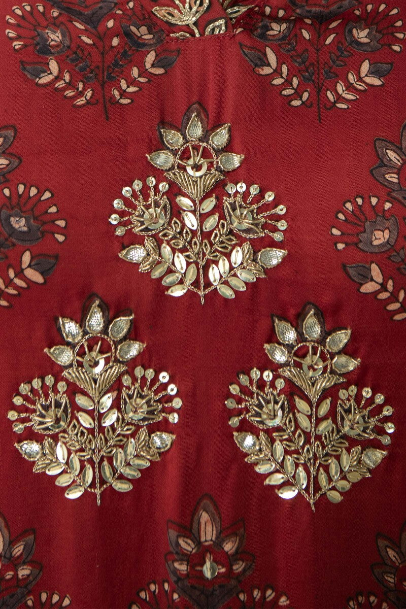 Zubeida Jahanzeb Ajrak Modal Kurta
