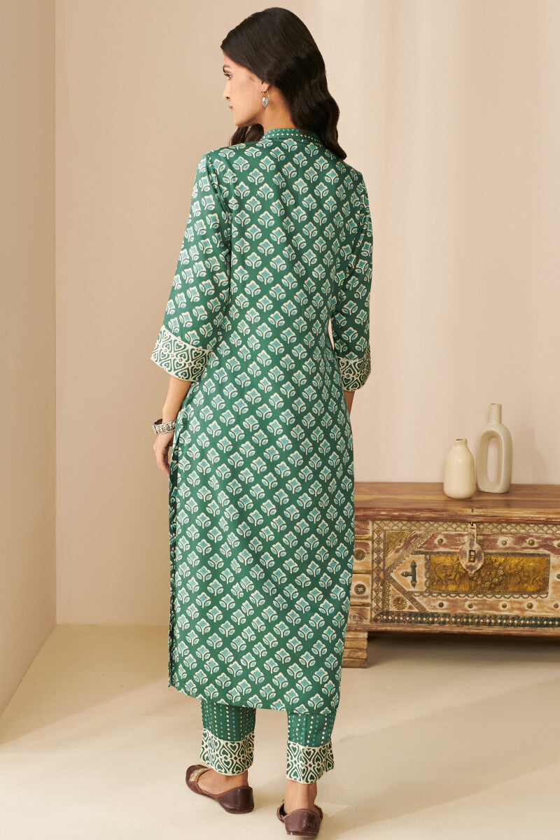 Sehra Nikhat Bagru Modal Kurta