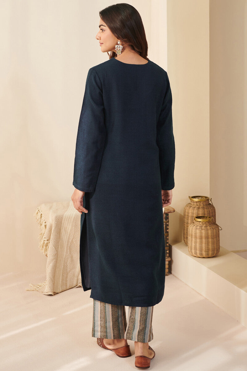 Naadirah Farah Faux Wool Handloom Kurta