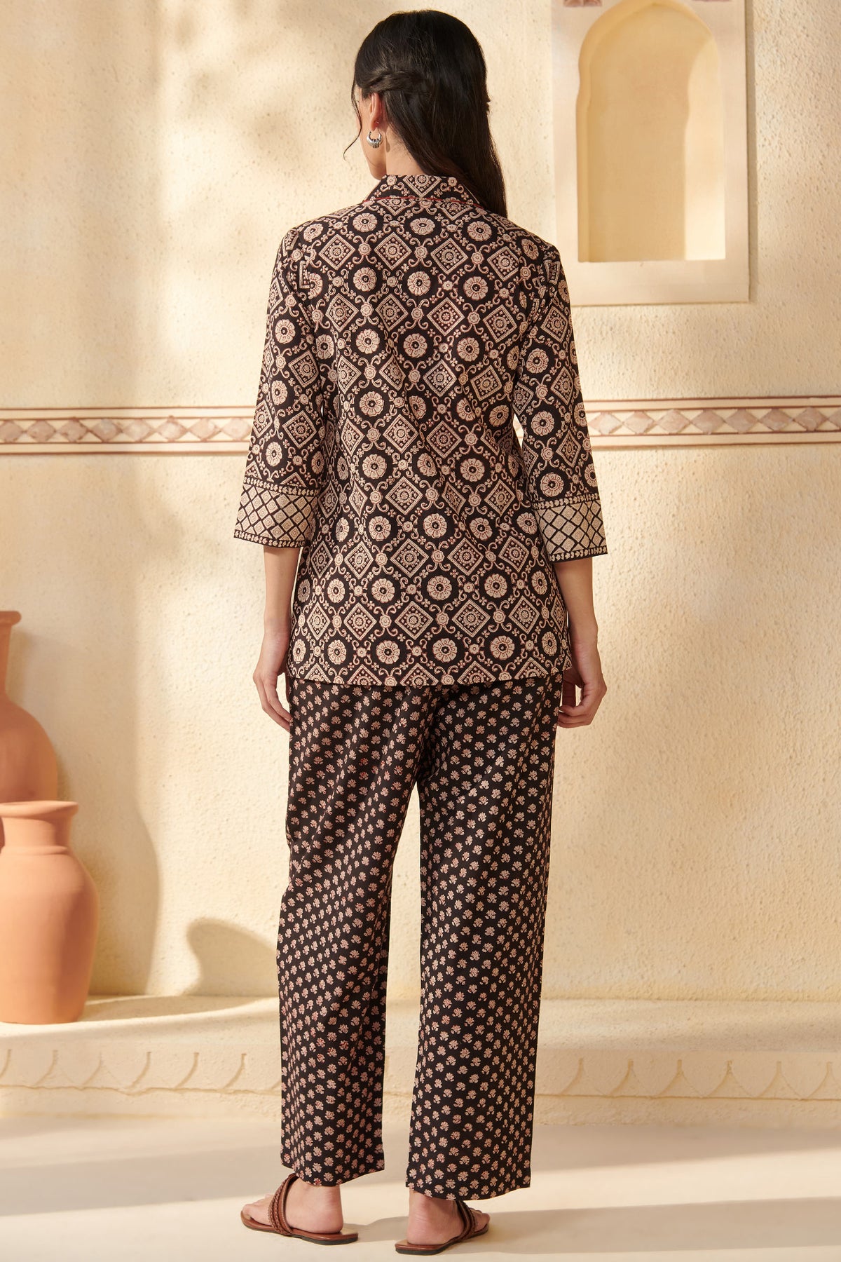 Sehra Nargis Bagru Co-Ord Set
