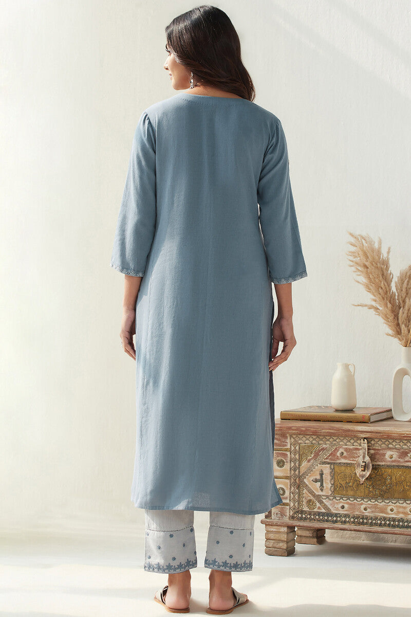 Mirza Sehreen Flax Cotton Kurta