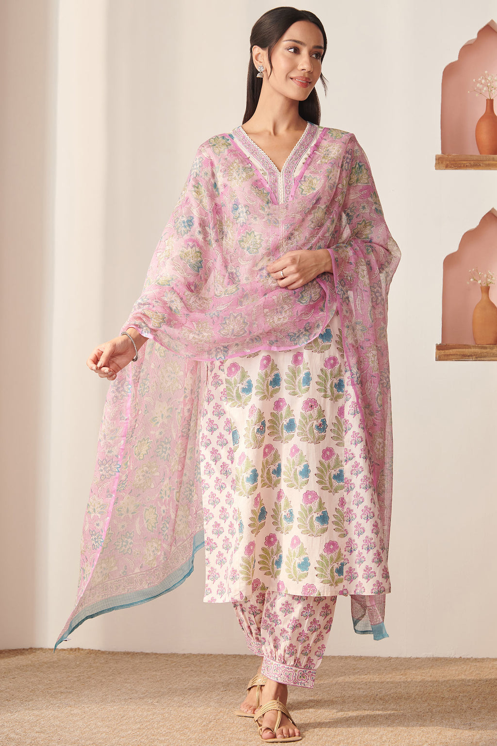Gulbarg Fareena Sanganeri Kurta
