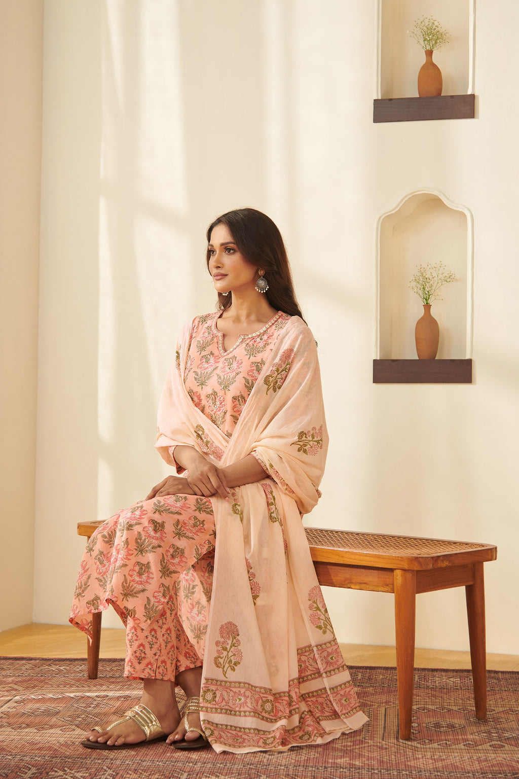 Gulbarg Kaira Sanganeri Kurta