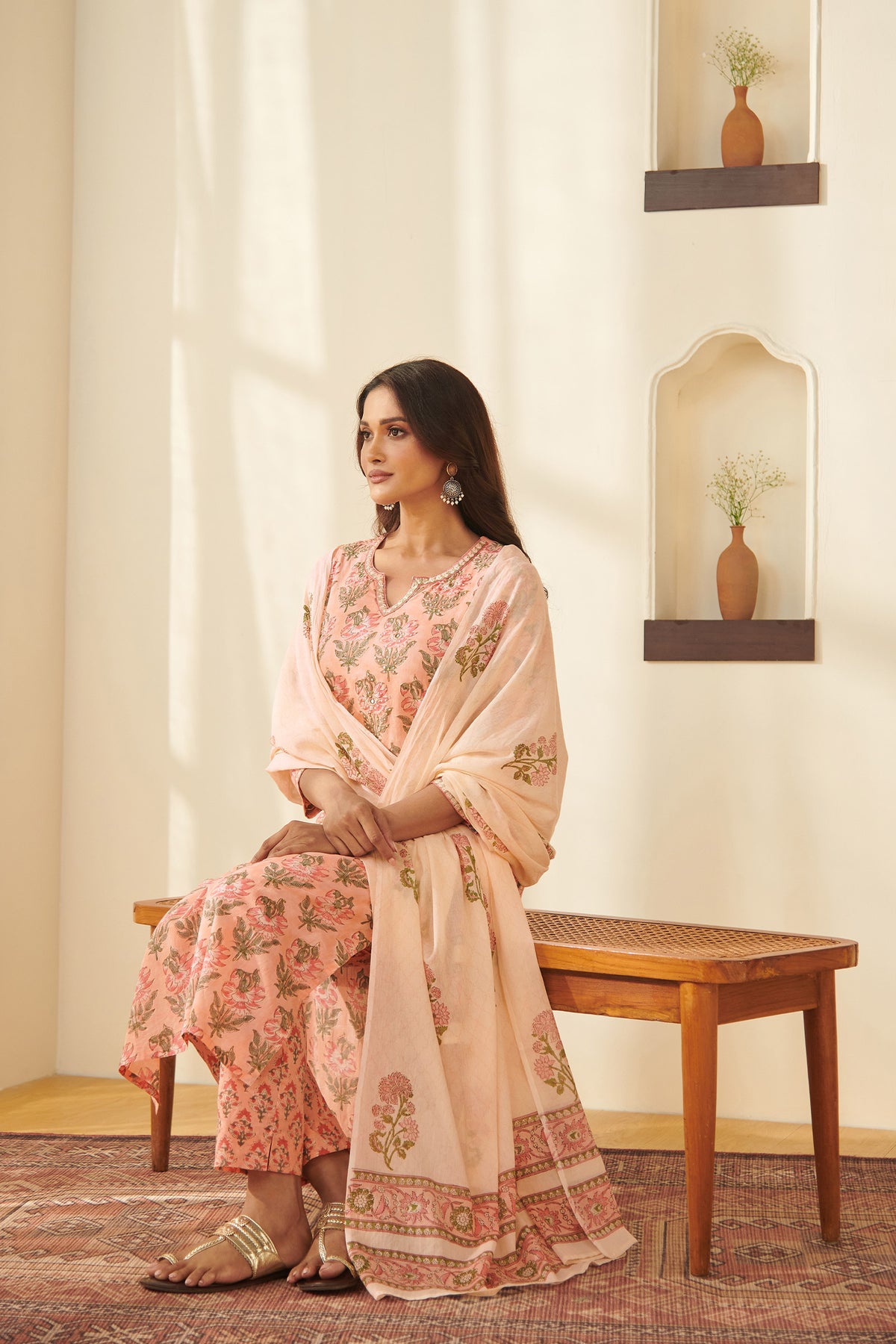 Gulbarg Kaira Sanganeri Kurta