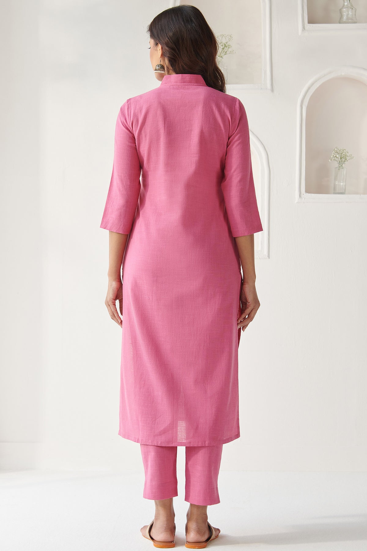 Roza Rehana Pink Kurta
