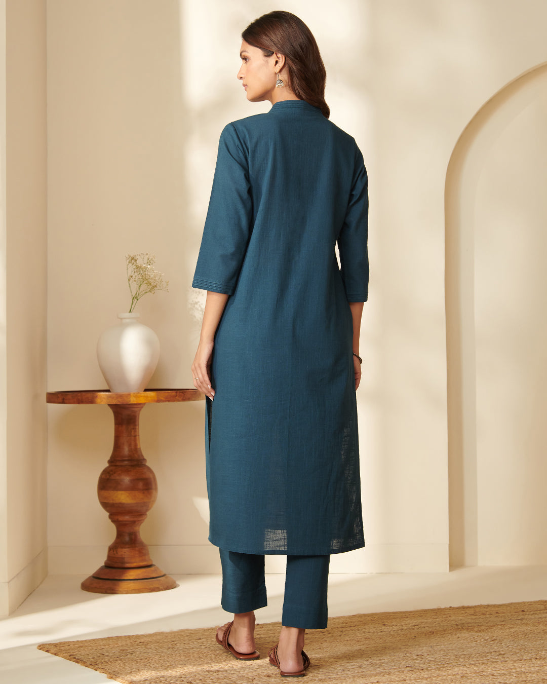 Roza Amina Blue Kurta