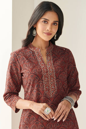 Sehra Samira Ajrak Kurta