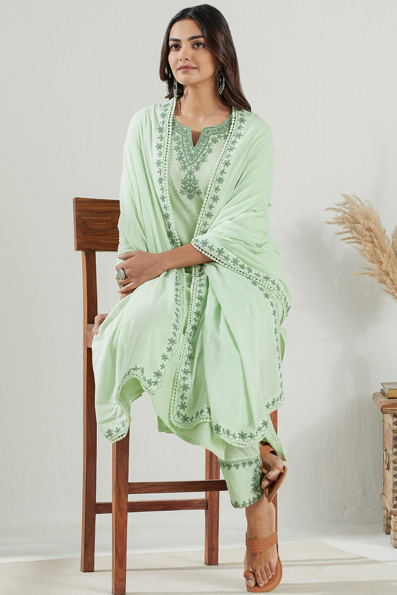 Mirza Gauhar Flax Cotton Kurta