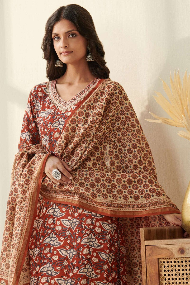 Sehra Darya Bagru Kurta