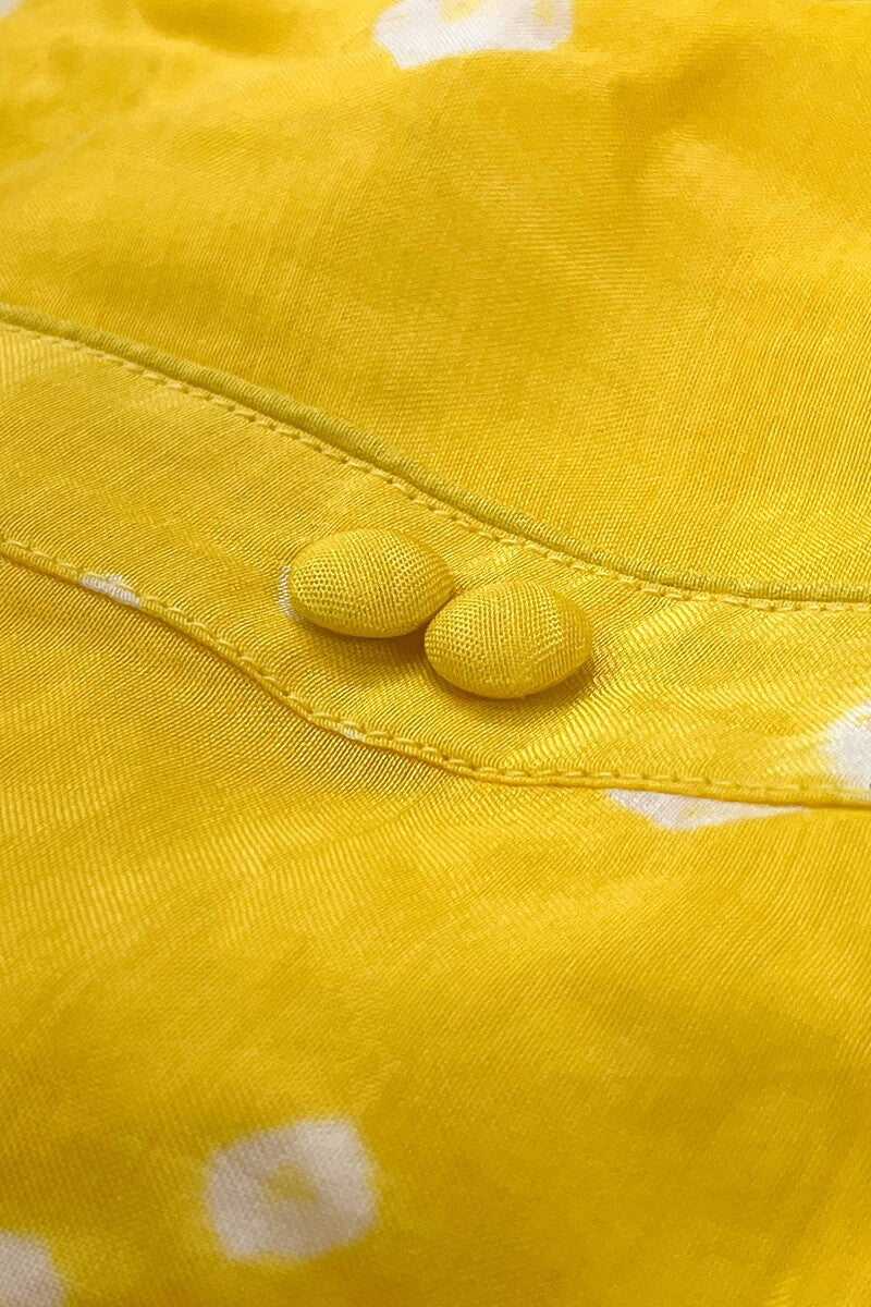 Gauhar Afroza Yellow Bandhej Kurta