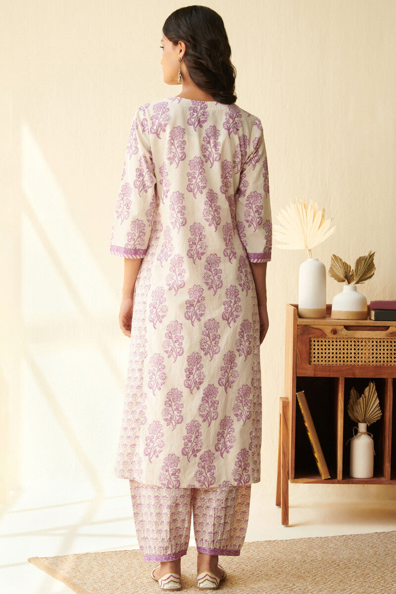Isfahan Heer Sanganeri Kurta