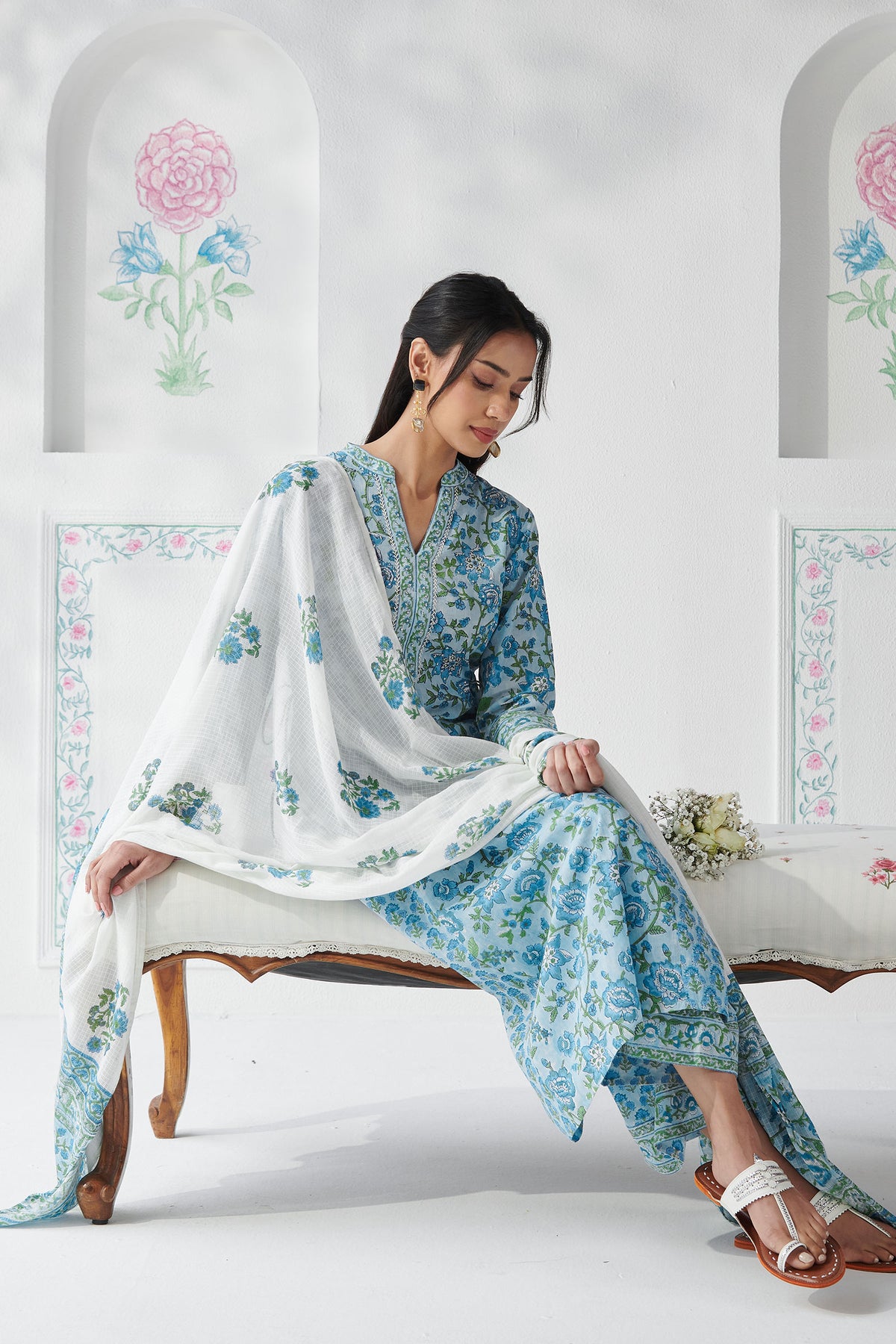 Gulbahar Ishrat Sanganeri Kurta