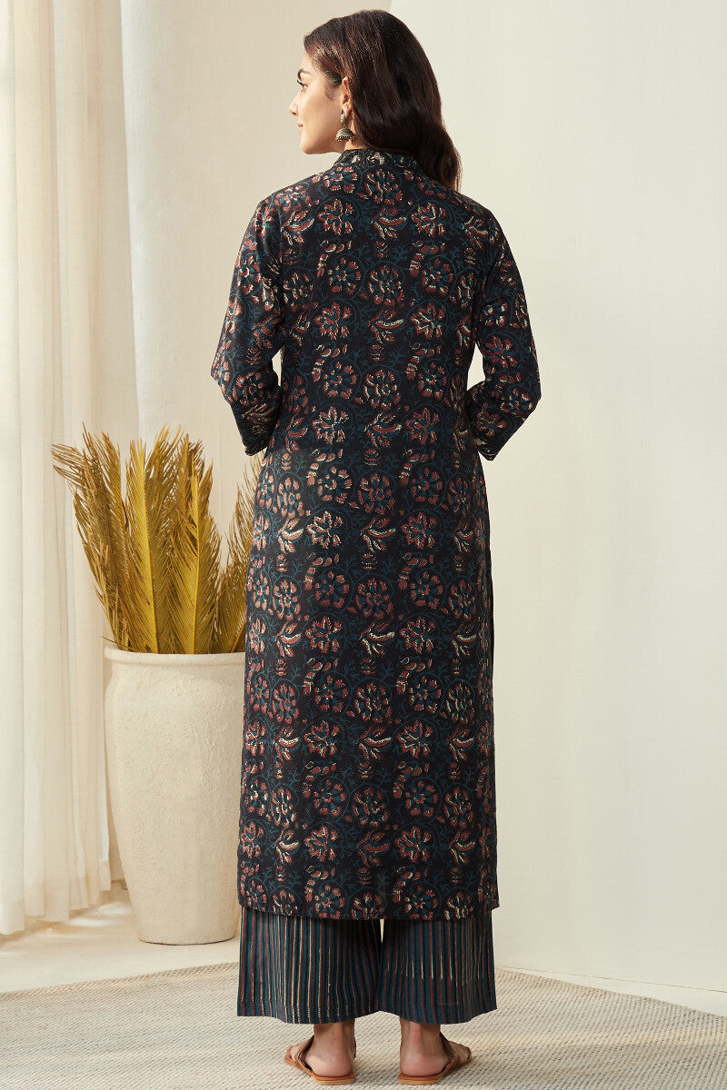 Sehra Zafia Bagru Kurta