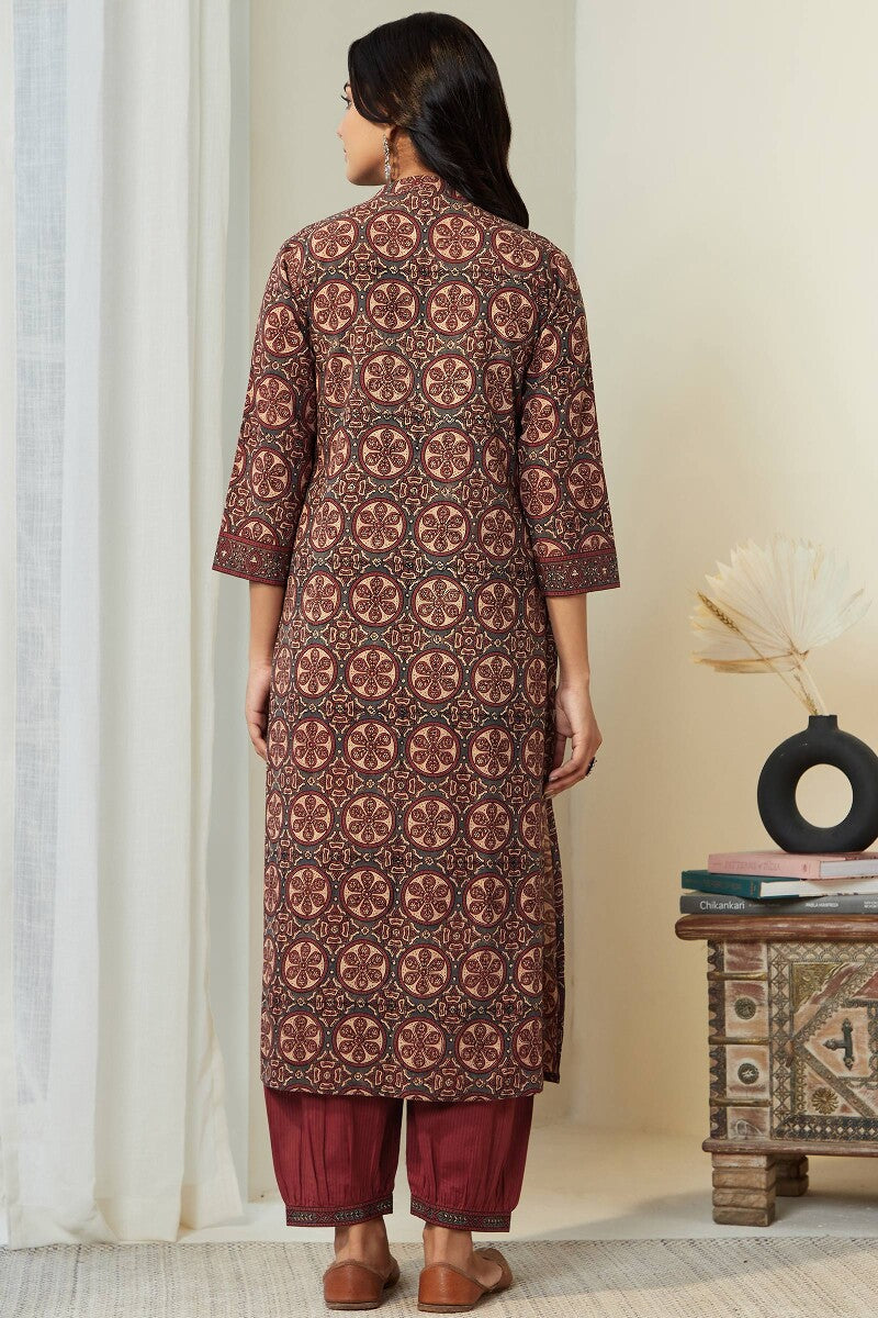 Sehra Heer Ajrak Kurta