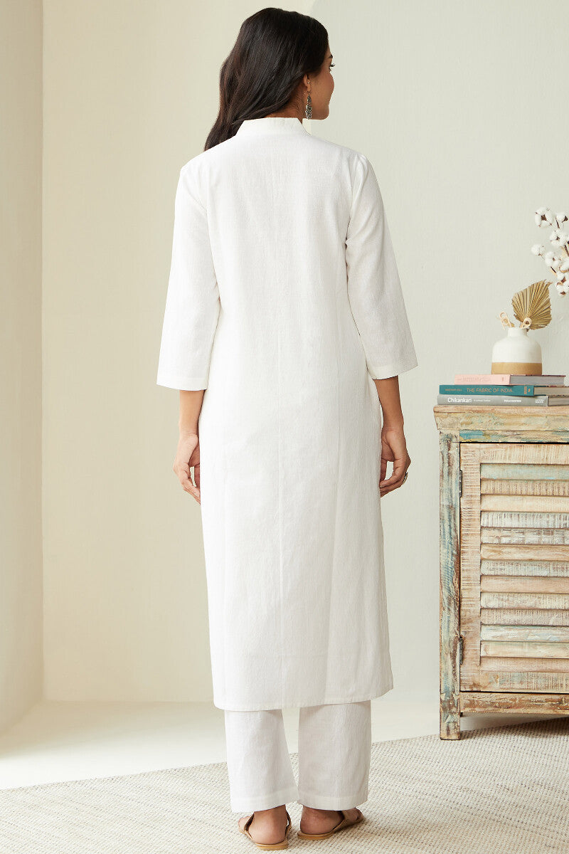 Roza Seher White Kurta