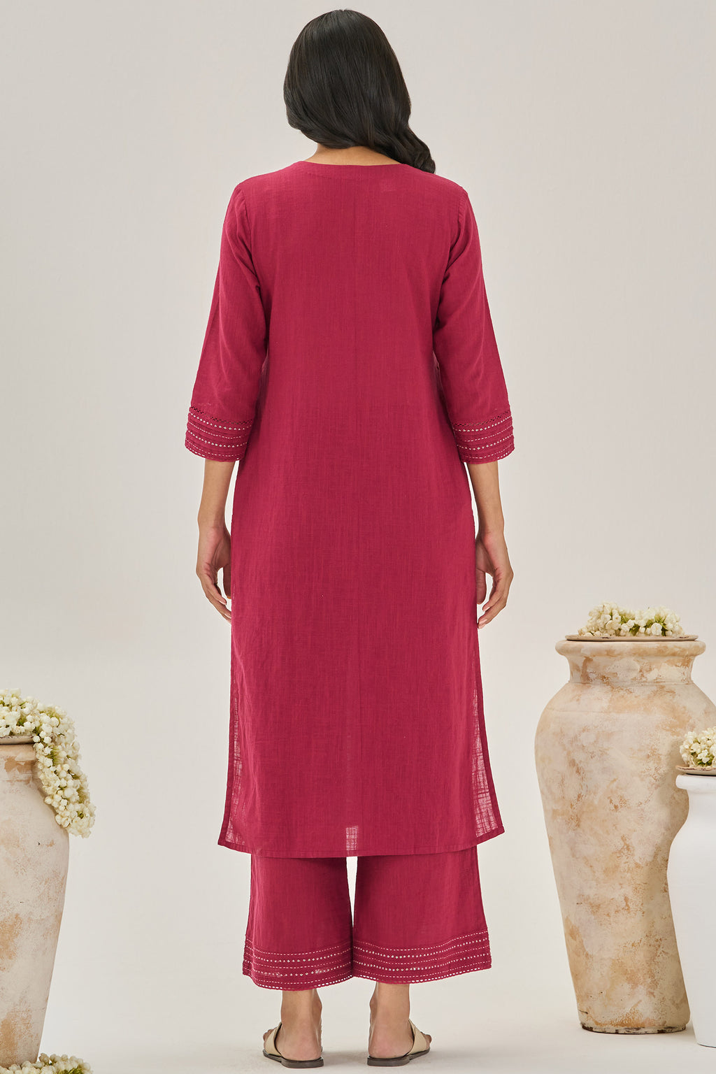 Roza Zara Berry Kurta